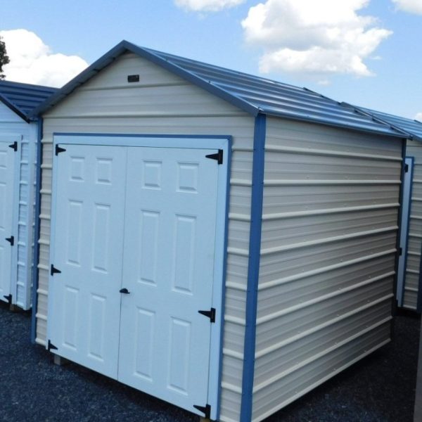8x8 eco a-frame storage shed display #1020 ---- FREE delivery within 20 miles of waterloo ny. we deliver to any town in upstate ny call for delivery price over 20 miles ------------