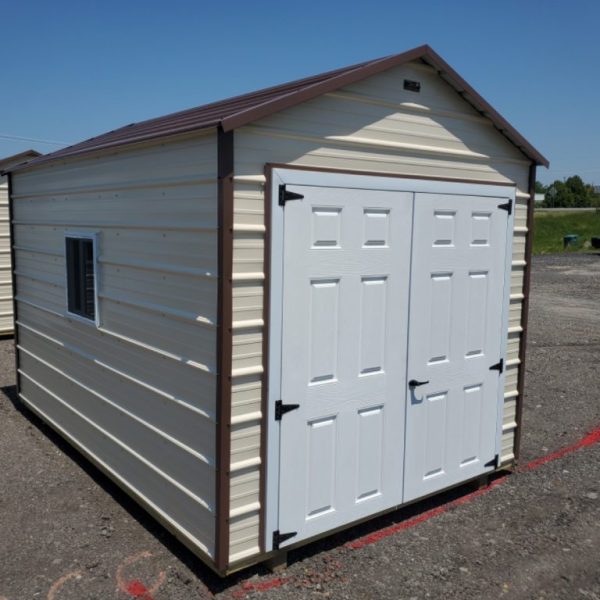 8x12 Economy A-Frame Storage Shed; Display #2010