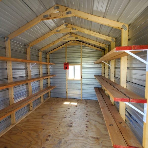 8x10 Economy A-Frame Storage Shed; Display #1042