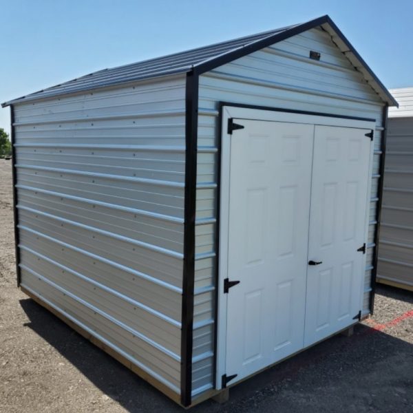 8x10 Economy A-Frame Storage Shed; Display #1042